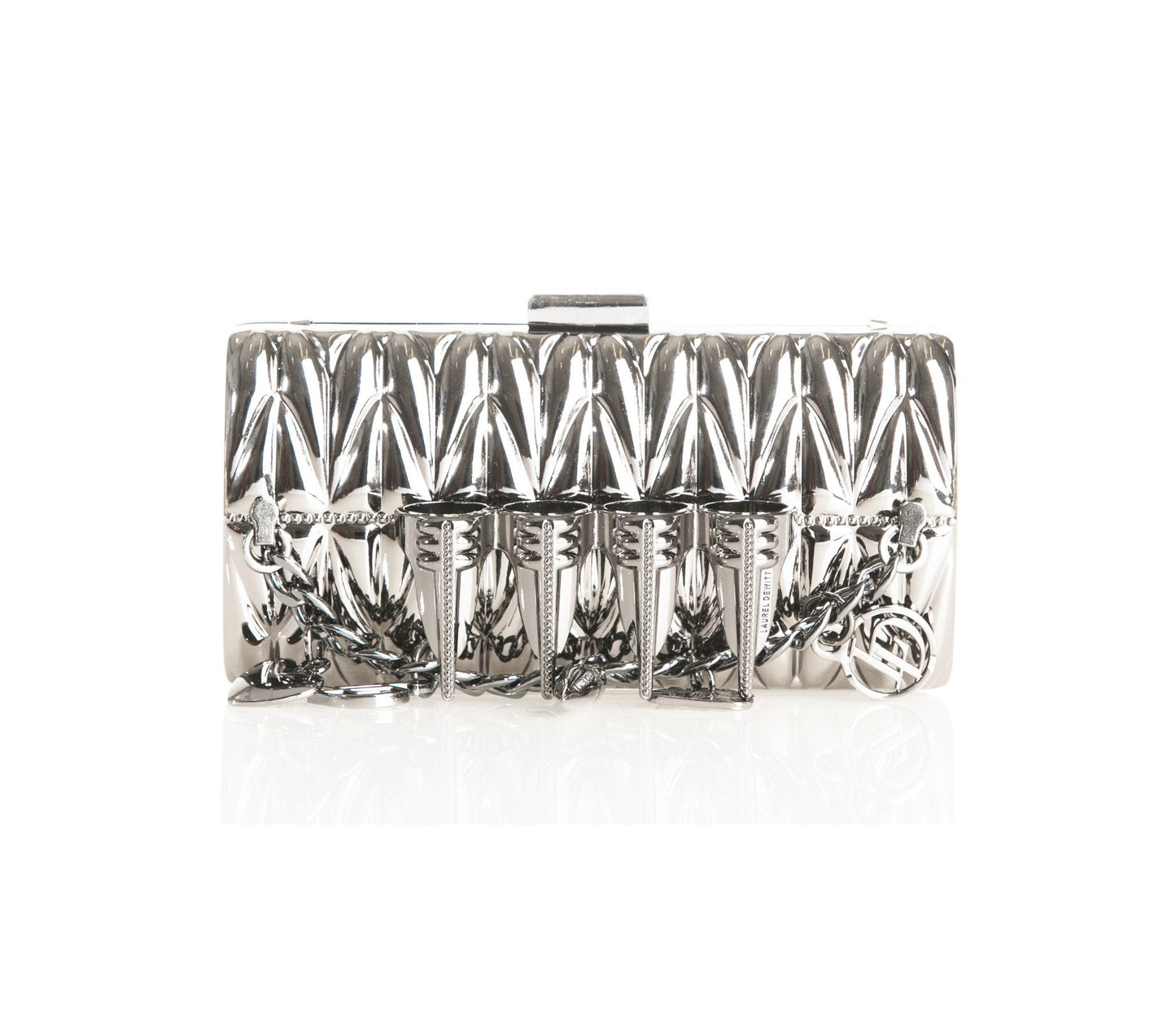 CLAW CHARM MINAUDIÈRE / CLUTCH SILVER