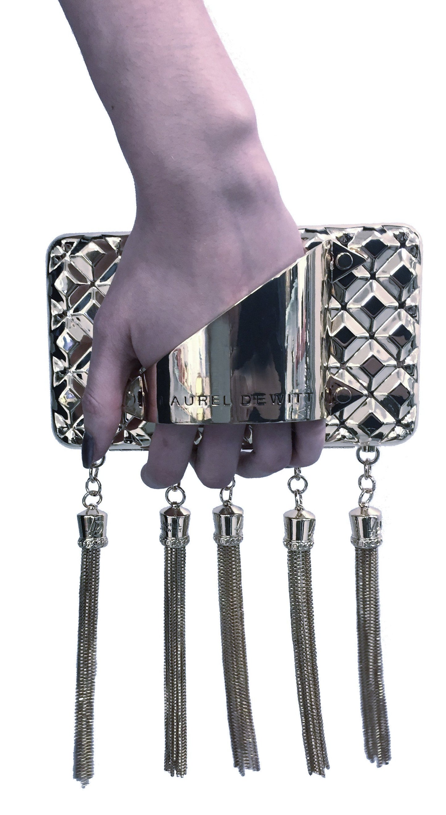 HAND HARNESS MINAUDIÈRE / CLUTCH SILVER