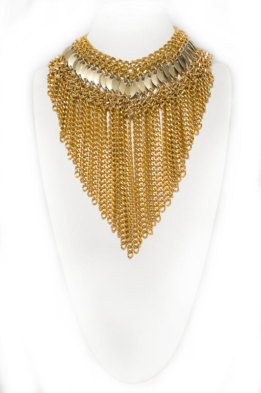 Arrow Fringe Necklace