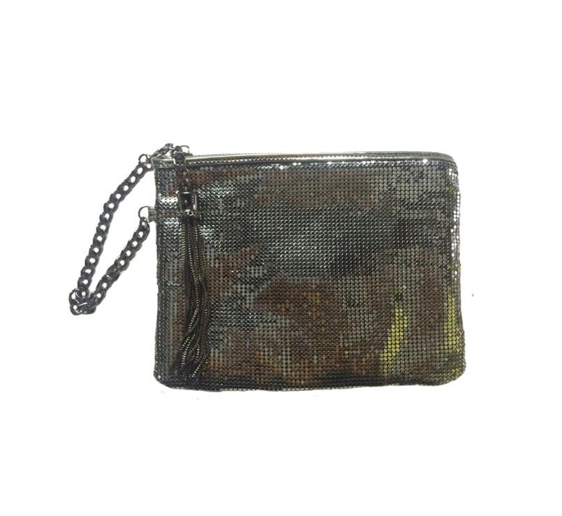 SULTANA METAL MESH WRISTLET / CLUTCH