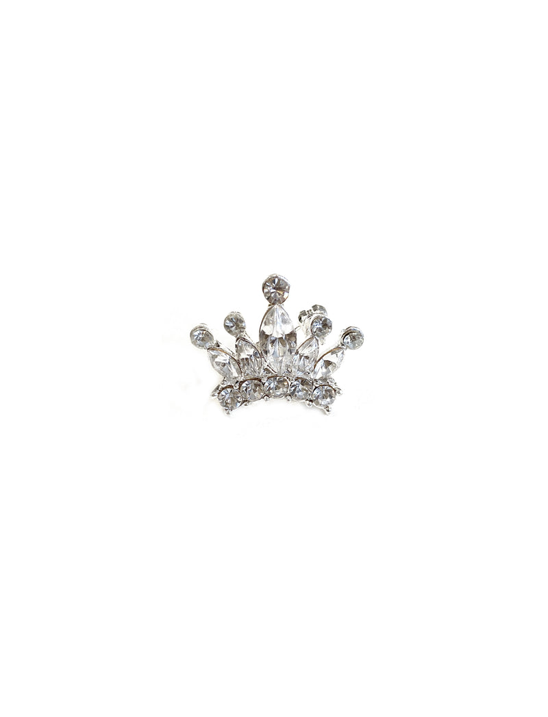 Mini Crystal Crown Pin
